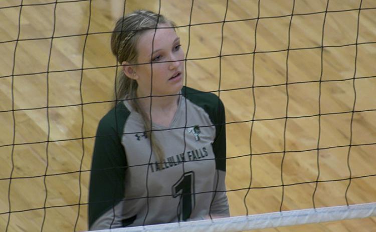 Lily Smith stepped up late for the Lady Indians Tuesday evening. TFS ATHLETICS