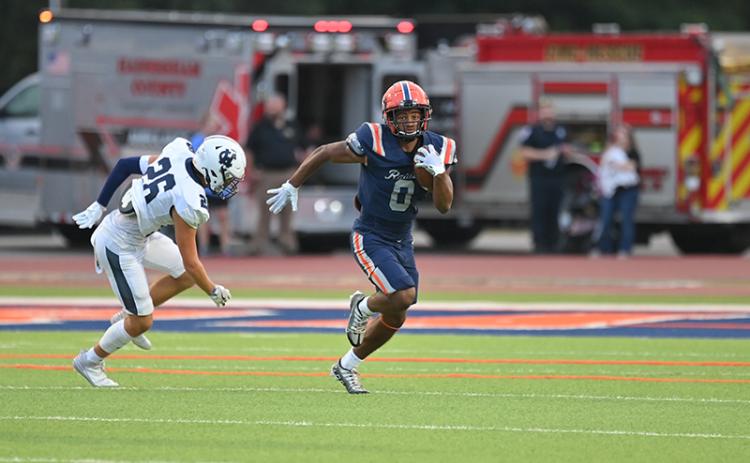 Donnie Warren, pictured here against White County earlier this season, has done a great job of escaping would-be tacklers. TOM ASKEW/Special