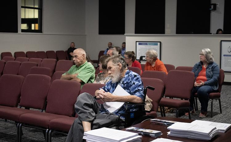 Demorest residents came out during a public hearing Tuesday night for an updated land use ordinance for the city. JULIANNE AKERS/Staff