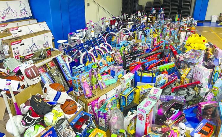 Habersham Kiwanis Club donated hundreds of toys to families this Christmas. SUBMITTED