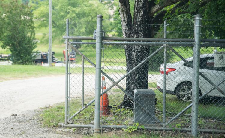 The gate at the old water plant in Cornelia is set to be fixed by Franklin Fence Company. The project will cost the city $11,015.78. ZACH TAYLOR/Staff
