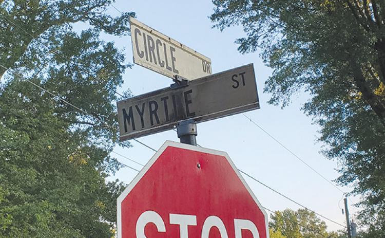 Infrastructure improvements are comng to Circle Drive and Myrtle Street thanks to a $1 million grant. (Samantha Sinclair/Staff)