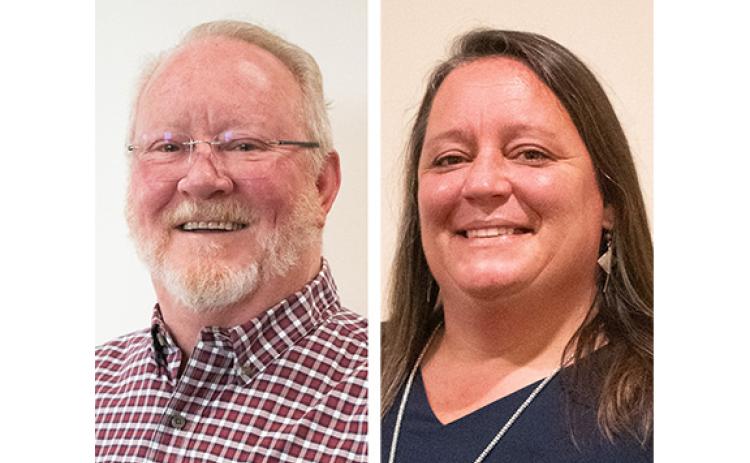 Douglas Faust and Alice Venter are both seeking the Baldwin mayoral seat.