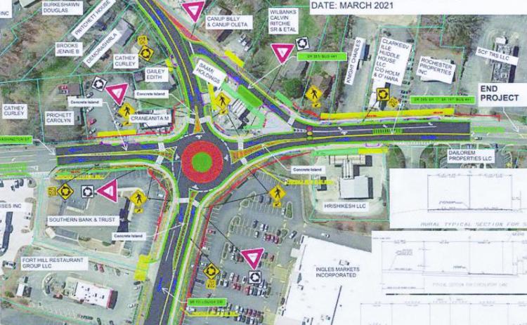 Georgia Department of Transportation will fund 60 percent of the relocation of water lines for the roundabout construction project. (File)