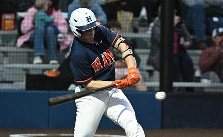 Habersham Central senior Tyler Rothell attacks the ball during a game. (Submitted)