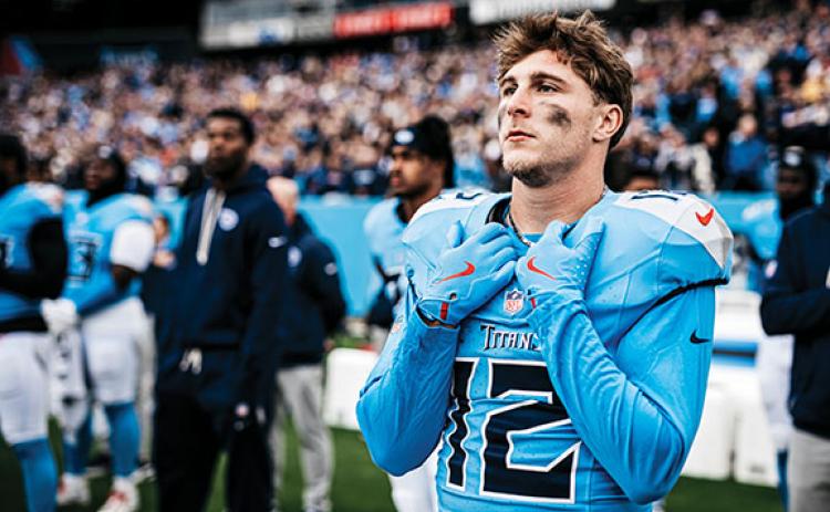 The Demorest native Mason Kinsey now has the most games played in the NFL by someone who played for the Habersham Central Raiders. The 27-year-old wide receiver has now played 19 games all with the Tennessee Titans, surpassing the great Habersham legend wide receiver Tavarres King who played 17 games in his NFL career. (Tennessee Titans/Special)