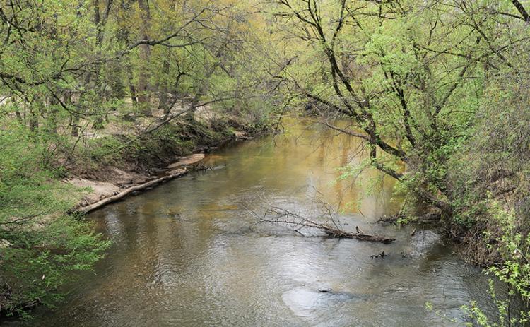 The Soque River’s levels are lower than usual as Habersham County — and the state as a whole — suffers severe drought conditions. ZACH TAYLOR/Staff
