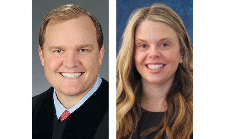 Judge Brian Rickman and former Georgia Court of Appeals Staff Attorney Emma “Maggie” Hastings, who joined the firm in January, to lead the Cathey and Strain’s new appellate practice.