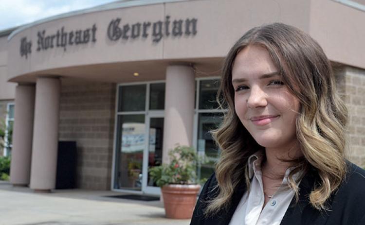 MaryClaire Podany is the new marketing specialist at The Northeast Georgian. (Samantha Sinclair/Staff)