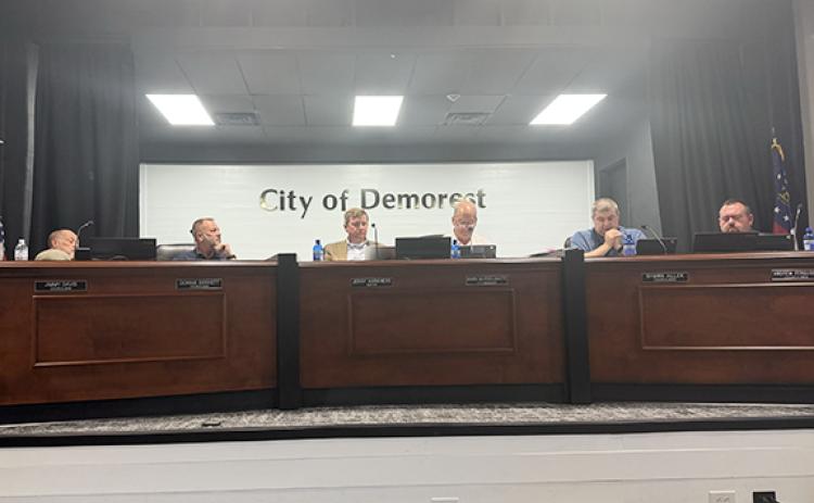 The Demorest City Council approves four items Tuesday night. (Noah Ansley/Staff)
