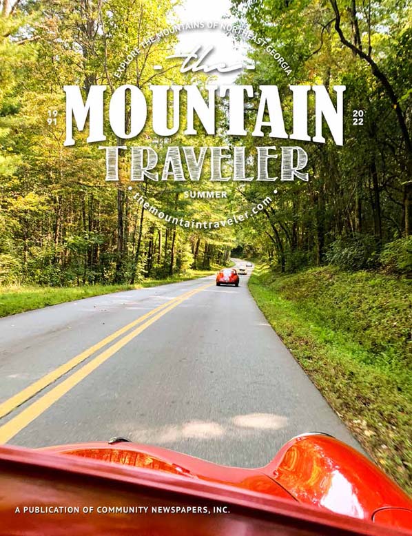 Shown is the photograph by Rhonda Silvis Hardy of Dahlonega which was featured on the cover of the summer 2022 edition of The Mountain Traveler magazine. Hardy won $100 for her photograph.
