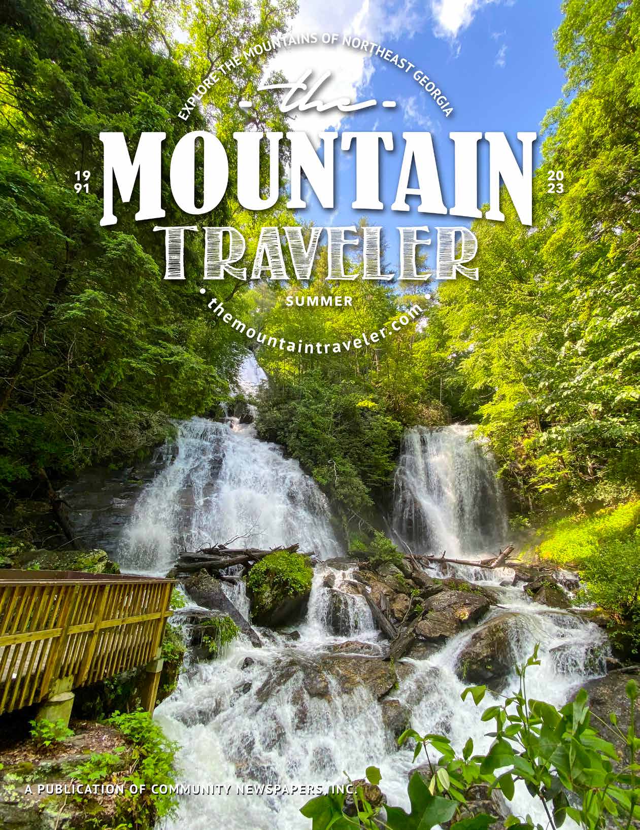 This photo of Anna Ruby Falls by Donna Shirley of Cornelia graces the cover of the summer 2023 edition of The Mountain Traveler magazine. Shirley won $100 for her photo.