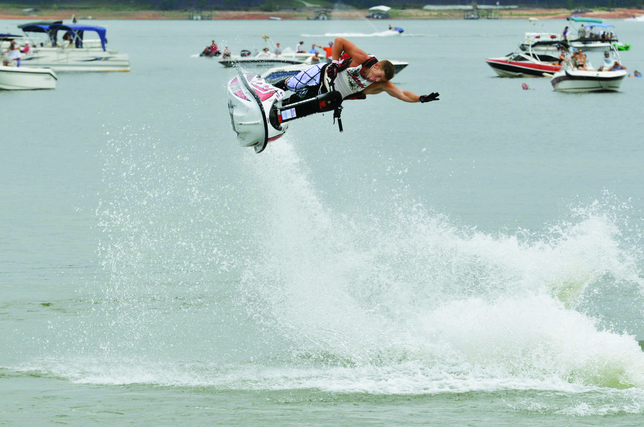 The freestyle event is always popular at Pro Watercross events. (File photo)