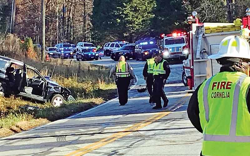 The accident happened Wednesday morning as the young men were on their way to Habersham Central High School.
