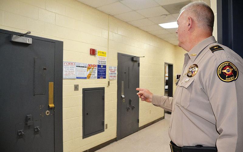 Habersham County Sheriff Joey Terrell is shown at the Habersham County Detention Center in Clarkesville. Voters decided to not issue general obligation bonds in an aggregate principal amount not to exceed $31.7 million for the purpose of financing a new jail in November.