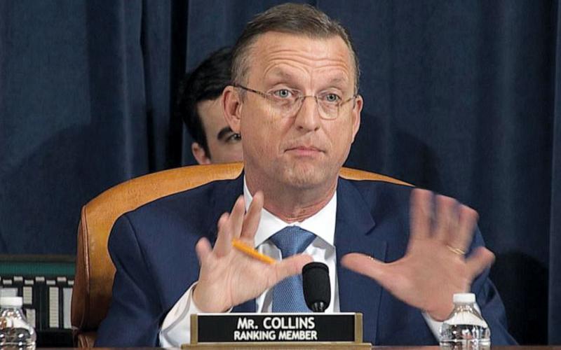U.S. Rep. Doug Collins is heavily involved in both historic events playing out in America today. Video grab from ABC News