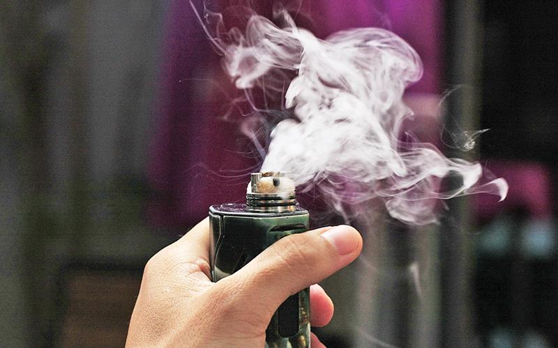 Vaping is on the rise among young people.