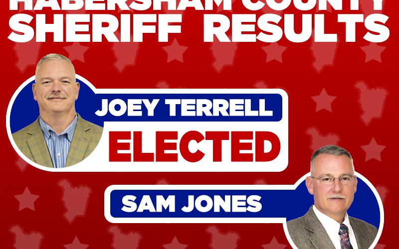 Joey Terrell appears headed for his fourth term as sheriff of Habersham County.