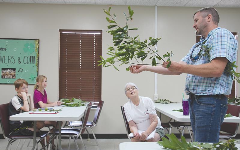 Habersham County Extension Coordinator Steven Patrick hosts a tree identification class in 2019. Habersham County 4-H typically hosts various events for the community throughout the year.