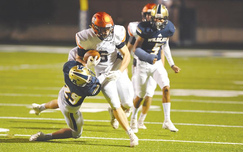 Habersham Central’s Azzi Cervantes has made a major mark  in his first year of football at any level. TOM ASKEW/Special