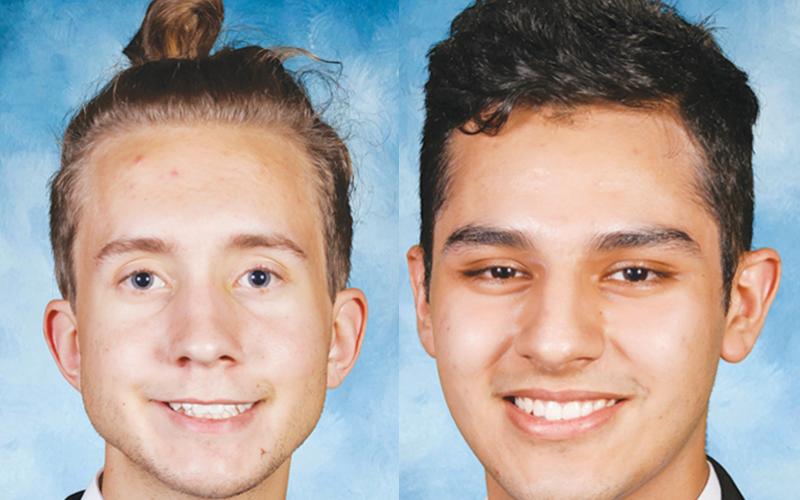 Dane Culver and Jose Virgen Ortiz earned full scholarships to college.