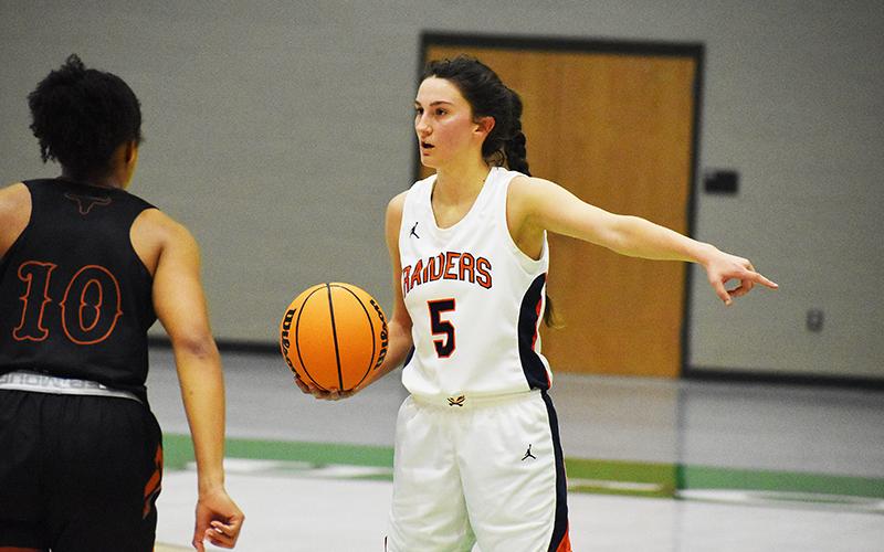 Habersham Central's Addie Penick competed in her first home state playoff game Tuesday night.