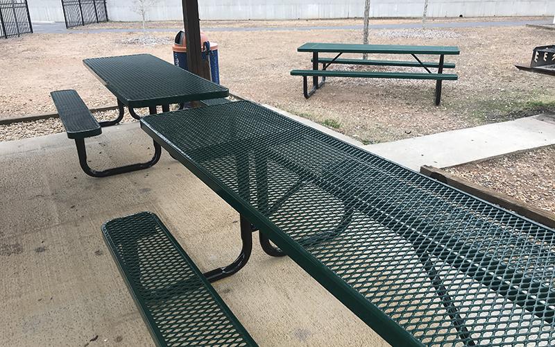 Mt. Airy has new picnic tables and benches at the town park, something residents praised at Monday’s town council meeting.