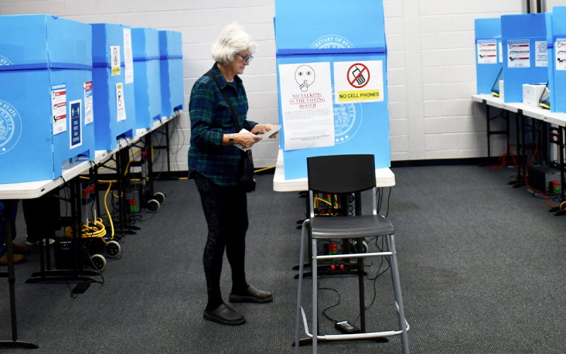 Habersham County has had more than 9,000 early votes cast for the midterm election. JOHN DILLS/Staff
