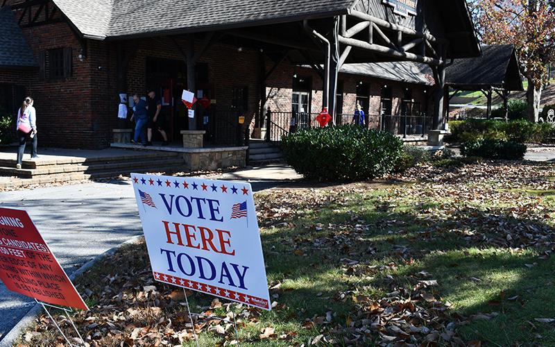 Habersham County voters went to the polls Tuesday, but more than 12,000 of them voted early. JOHN DILLS/Staff