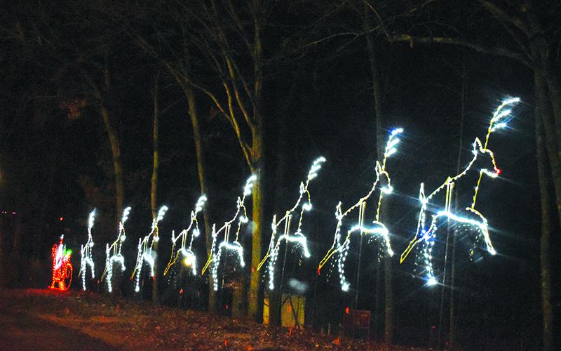 The lights in Cornelia City Park have been a staple of Christmas here for more than three decades. SAMANTHA SINCLAIR/CNI News Service