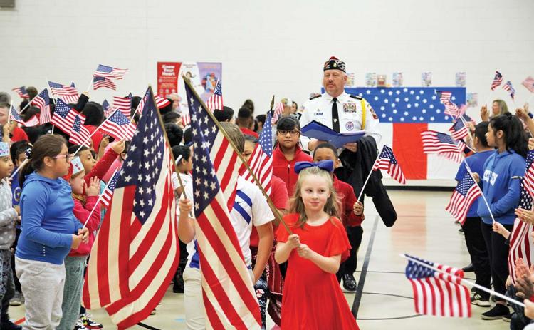 Cornelia Elementary Veterans Day celebration