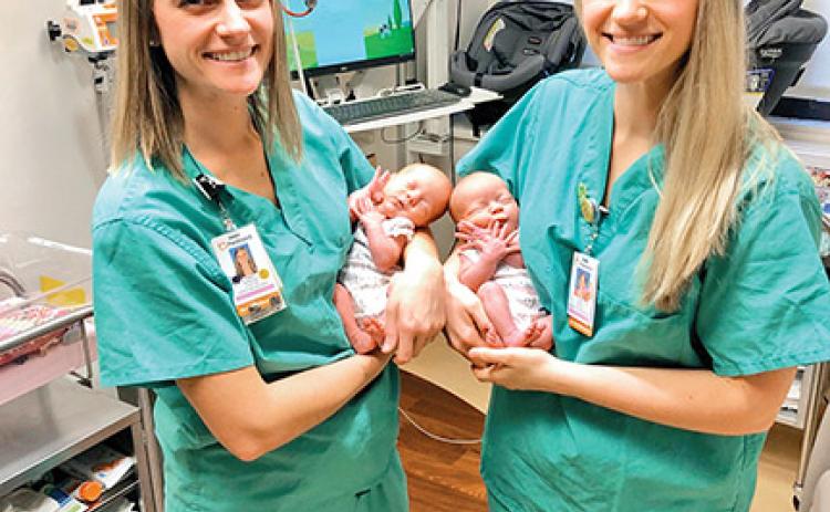 Chamian Cruz/ Identical twin nurses 