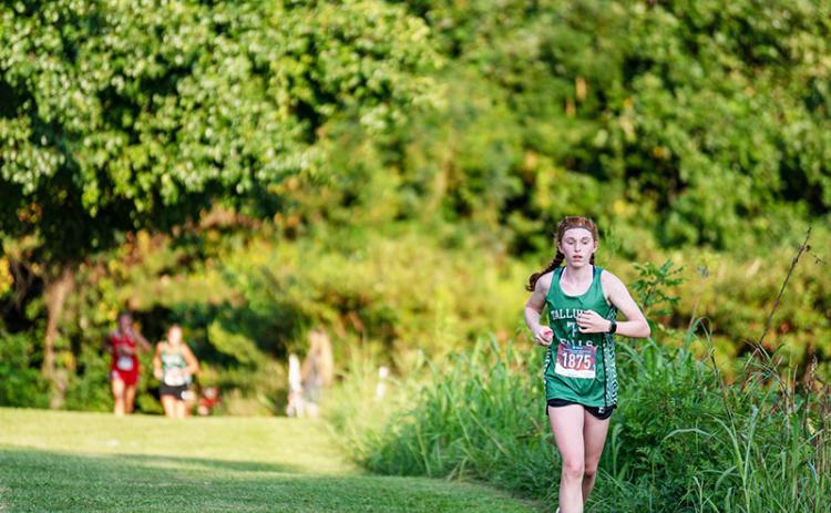 Tallulah Falls’ Jenna Shesser finished fourth overall in the Cookies ‘n Quotes Cross Country Festival.