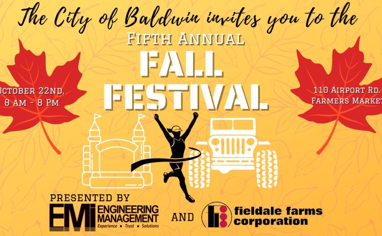 The festival will be held at the Farmer’s Market at 110 Airport Road on Oct. 22.