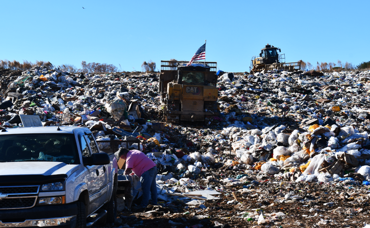 Habersham County’s landfill just keeps piling up, beckoning county leaders to find a solution to the issue. JOHN DILLS/Staff