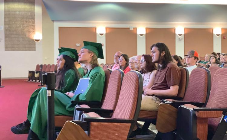 Students celebrate the Hall and Rabun graduations in the summer of 2022. MOUNTAIN EDUCATION CHARTER SCHOOL/Submitted