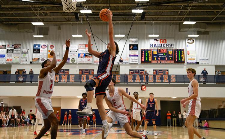 Habersham Central's Brannon Gaines goes to the hole against Gainesville. ZACH TAYLOR/Special