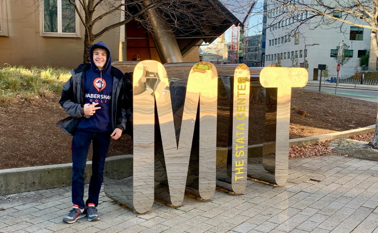 Zac Baker has already visited prestigious colleges – such as MIT in November – even though he is only a freshman at the Habersham Ninth Grade Academy. ANGELIA BAKER/Submitted