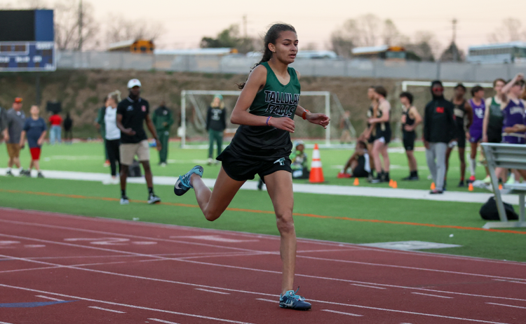 Tallulah Falls’ Julianne Shirley won a region title in the 400 meters. AUSTIN POFFENBERGER/Special