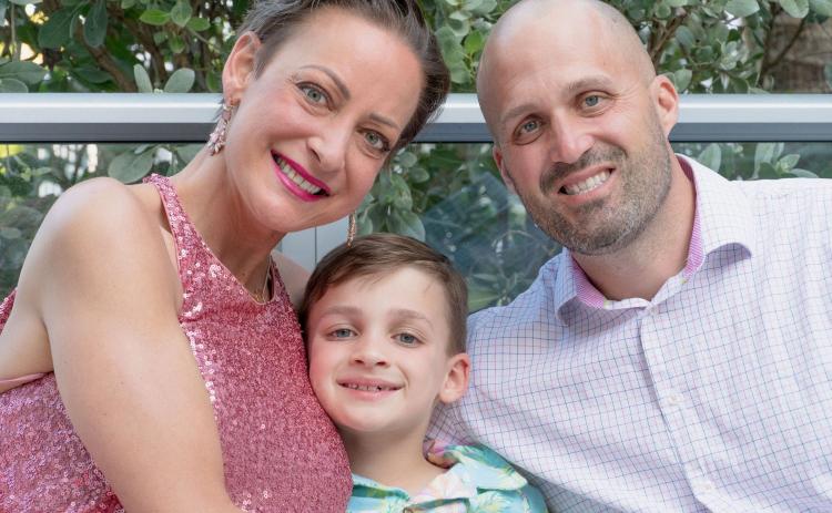 Jason and Cissy Carroll have made it their goal to support other families while fighting their own battles and supporting their son, Jackson (center). SUBMITTED