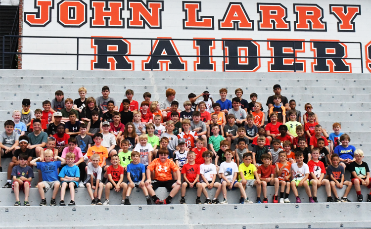 The Future Raiders campers for 2023 enjoyed their three days working on the field with Raider coaches and players. LANG STOREY/Staff