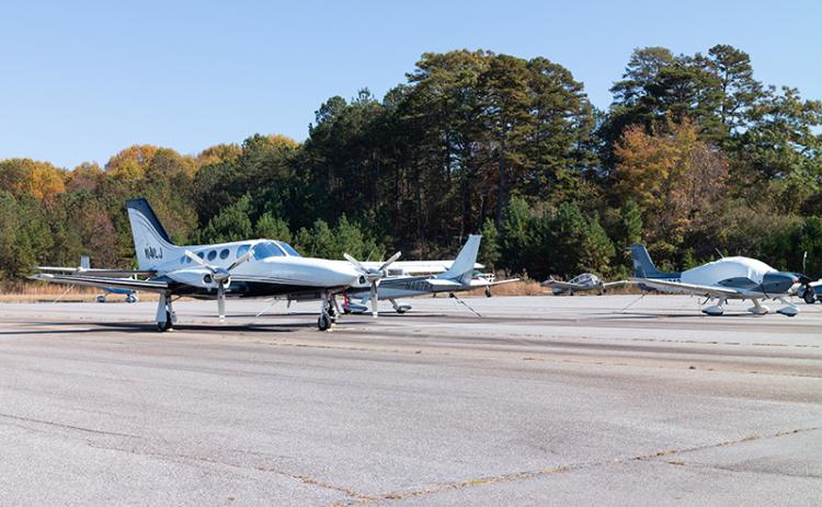 A potential plan to get the T-hangar project back up again could push the number of planes at the Habersham County Airport over 100 in the coming years. ZACH TAYLOR/Special