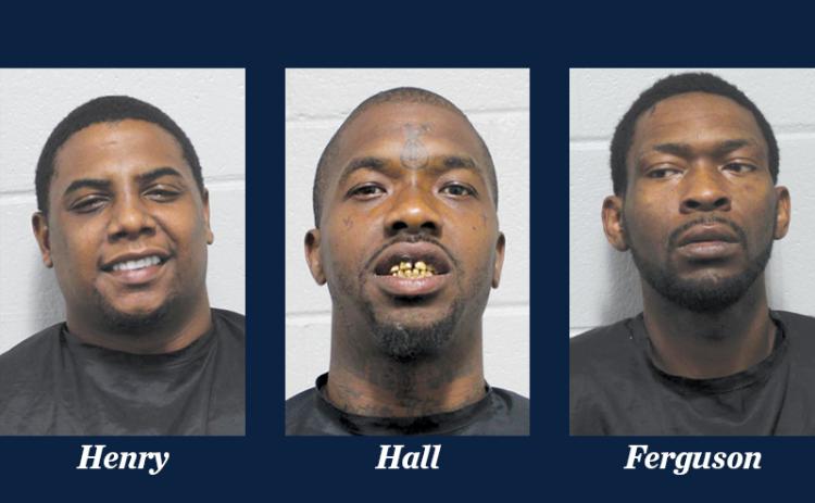 Mugshots of Henry, Hall and Ferguson after being booked into Habersham County Detention Center. SUBMITTED